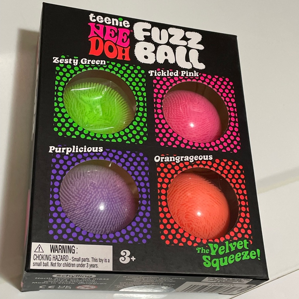 NeeDoh Teenie Fuzz Ball - The Velvet Squeeze